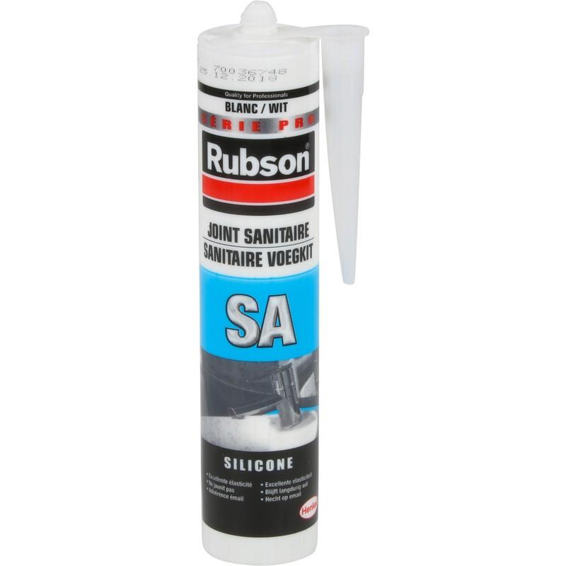 RUBSON - Mastic silicone blanc cartouche de 310ml spécial