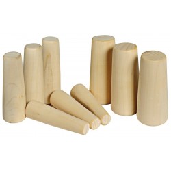 Jeu de 9 pinoches bois de...