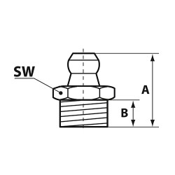 Bouchon Graisseur M6x1 Inox – Lot De 4 – Pour Lubrification Continue Machines, Joints Mécaniques