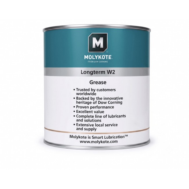 Pot 1 kg de graisse blanche Molykote Longterm W2 LTW2 pour accastillage marine