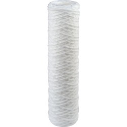 Cartouche filtrante SX 10 pouces — détail texture polypropylène