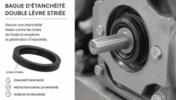 Bague d'étanchéité double lèvre striée : 5 erreurs à éviter